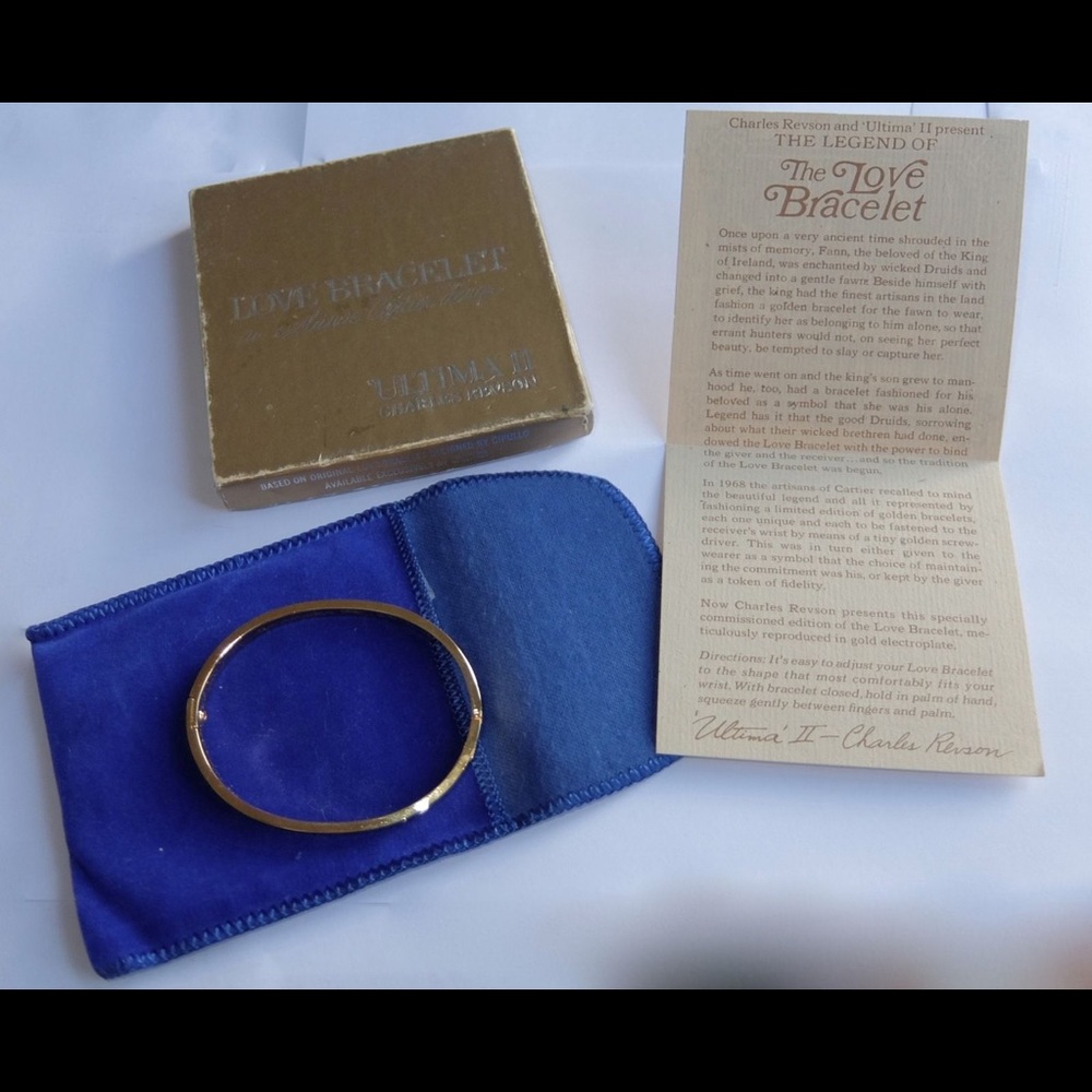 Vintage gold Cartier love bracelet
